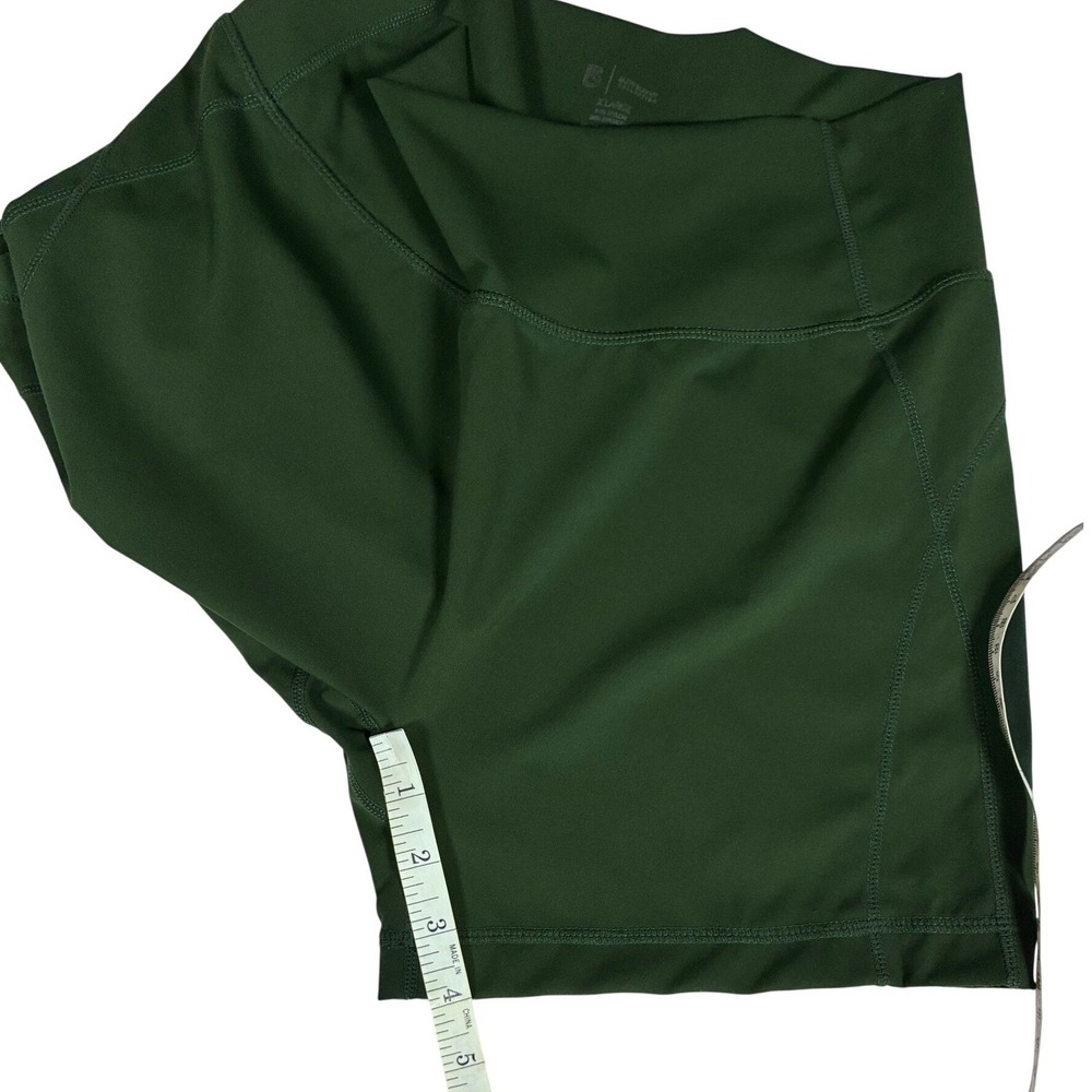 Buffbunny Athletic Short XL Green High Waisted Workout Gymcore - Picture 7 of 7